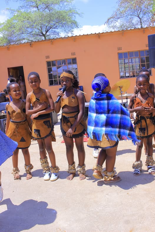 Learners performing a cultural dance